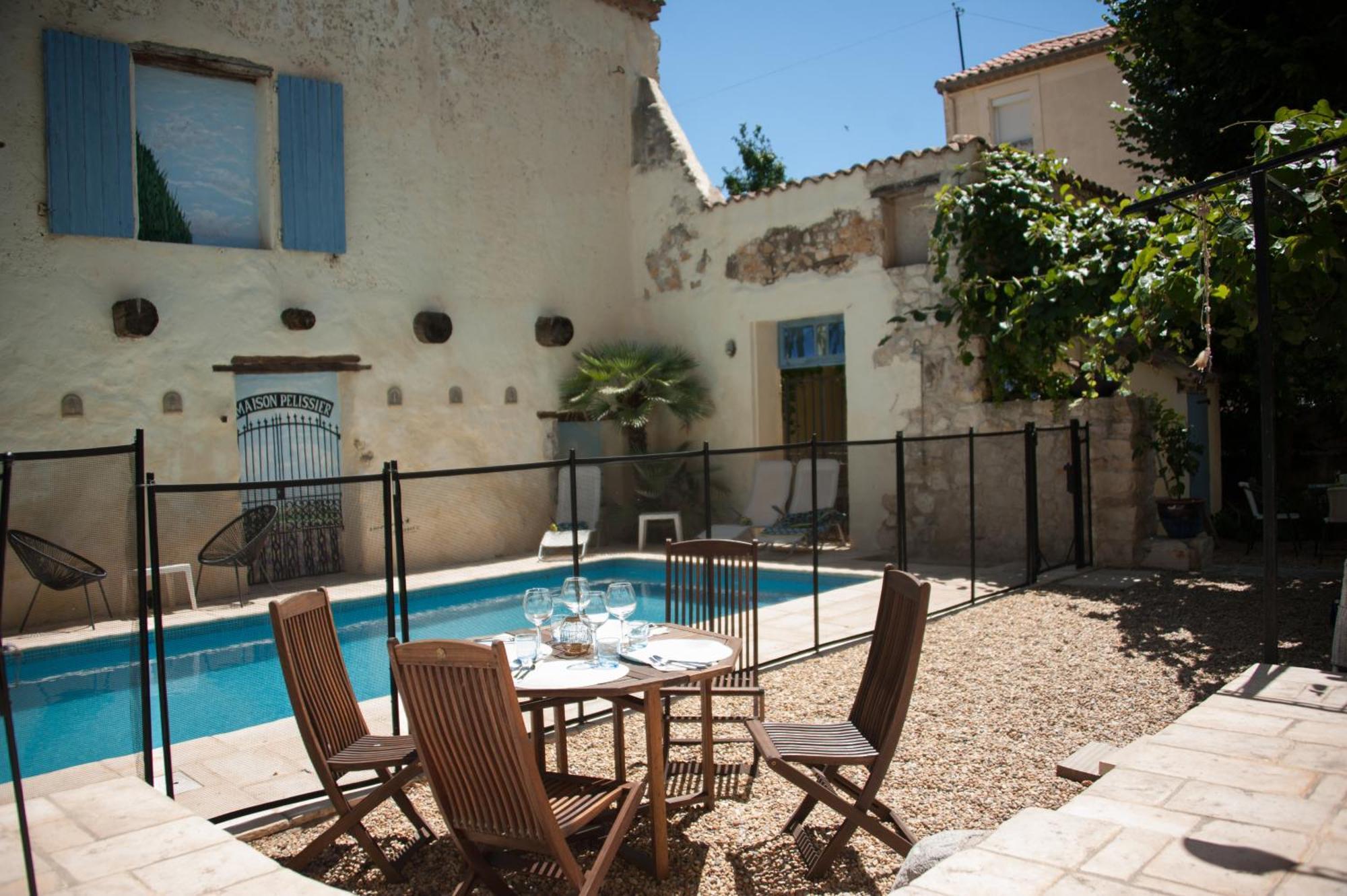 Maison Pelissier Bed And Breakfast With Sweeming Pool Cuxac-dʼAude Kültér fotó